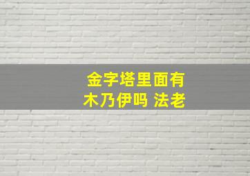 金字塔里面有木乃伊吗 法老